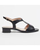 Sandales en Cuir Shalena noires