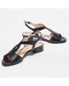 Sandales en Cuir Shalena noires