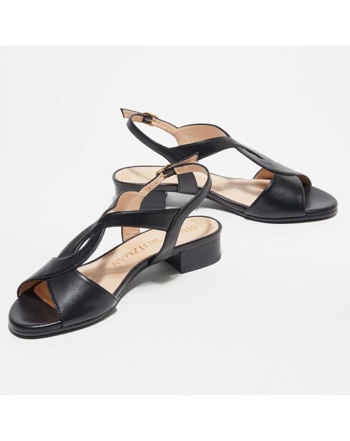 Sandales en Cuir Shalena noires