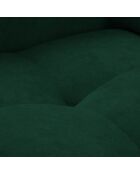 Canapé velours Nico 3 places vert - 234x108x100 cm