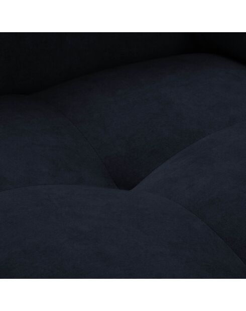 Canapé velours Nico 2 places bleu foncé - 170x108x100 cm
