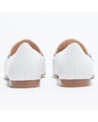 Mocassins en Cuir Clovie blancs