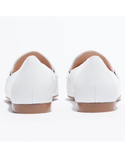 Mocassins en Cuir Clovie blancs