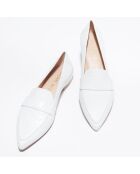 Mocassins en Cuir Clovie blancs