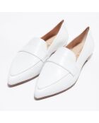 Mocassins en Cuir Clovie blancs