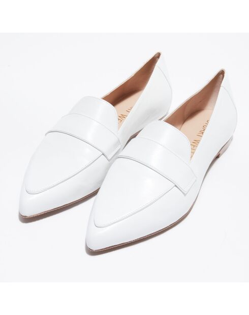 Mocassins en Cuir Clovie blancs