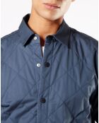 Veste Quilted Overshirt gris foncé