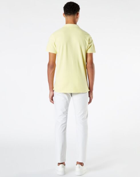 Polo Garment Dyed jaune