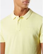 Polo Garment Dyed jaune
