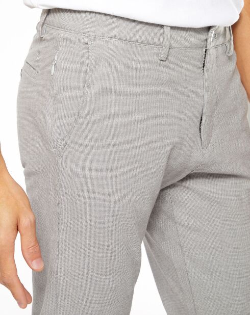 Pantalon Smart 360 Flex Chino Slim Fit gris clair