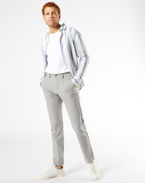 Pantalon Smart 360 Flex Chino Slim Fit gris clair