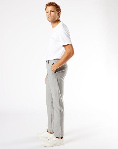 Pantalon Smart 360 Flex Chino Slim Fit gris clair