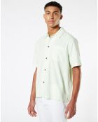 Chemise Boxy vert clair