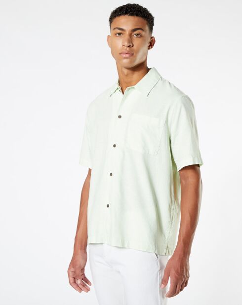 Chemise Boxy vert clair