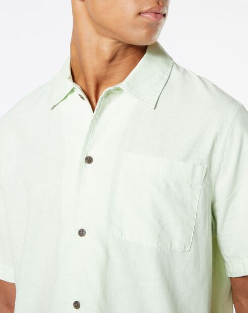 Chemise Boxy vert clair