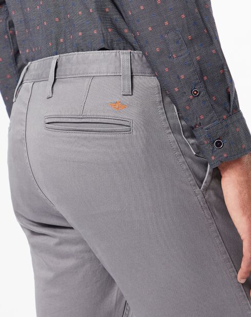Pantalon skinny gris