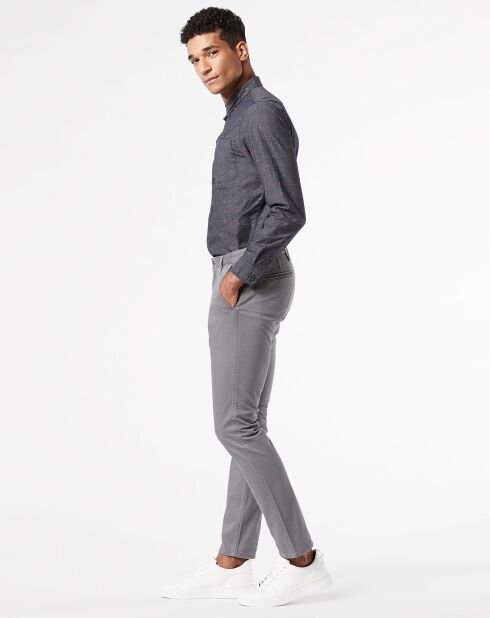 Pantalon skinny gris