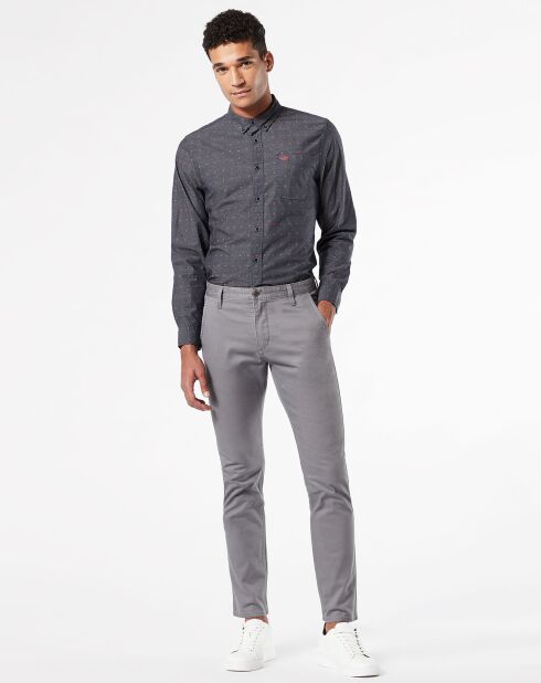 Pantalon Alpha Burma Skinny gris