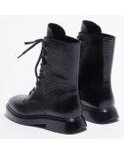 Boots McKenzee effet reptile noires