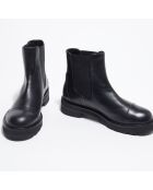 Chelsea Boots en Cuir Frankie noires