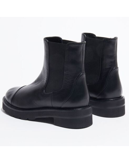 Chelsea Boots en Cuir Frankie noires