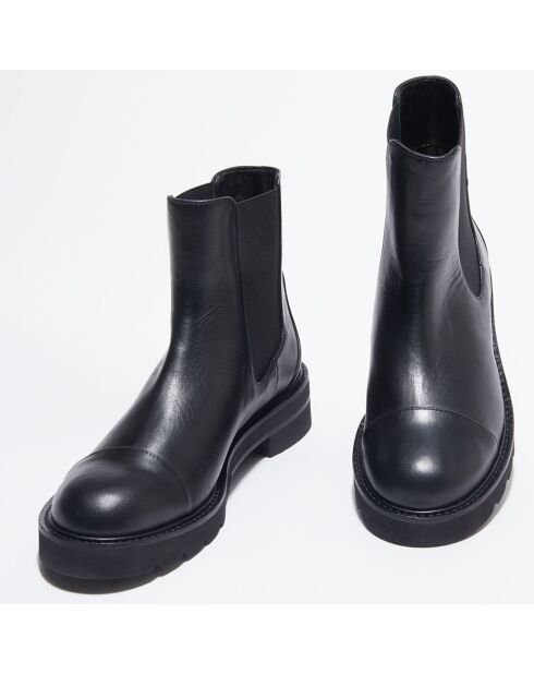 Chelsea Boots en Cuir Frankie noires