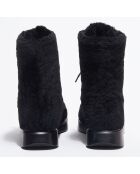 Boots en Peau de Mouton McKenzee Chill noires