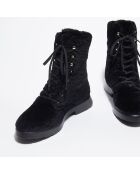 Boots en Peau de Mouton McKenzee Chill noires