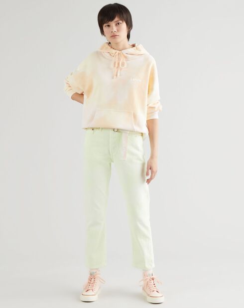 Jean 501 Crop In The Lime pastel jaune