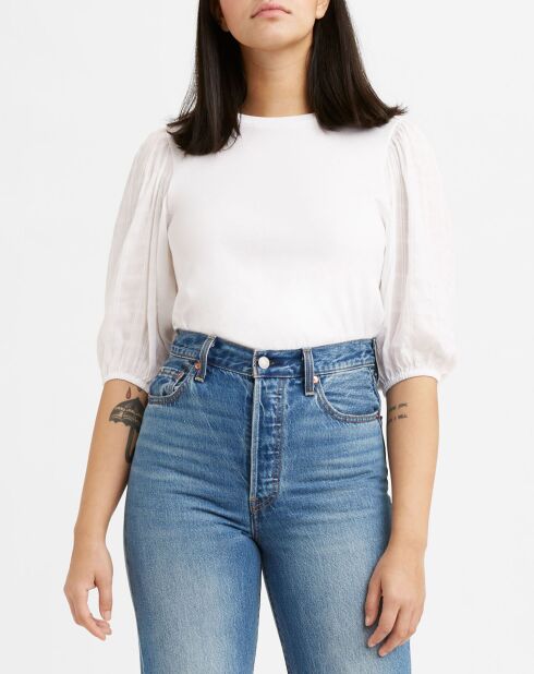 Blouse en Coton Poet blanche