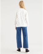 Sweat Nina mockneck blanc