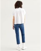 Chemise en Lin & Coton Laney Button blanche