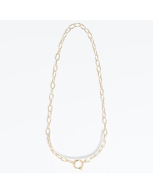 Gouden koperen poppenketting