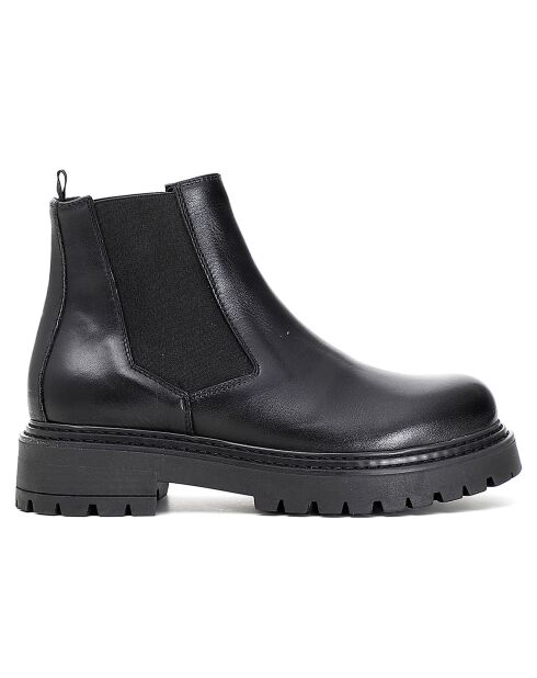 Chelsea Boots en Cuir Anja noires