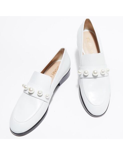Mocassins en Cuir Goldie Loafer blancs