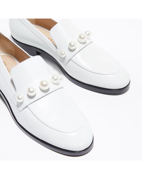Mocassins en Cuir Goldie Loafer blancs
