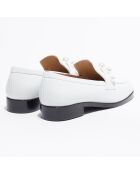 Mocassins en Cuir Goldie Loafer blancs