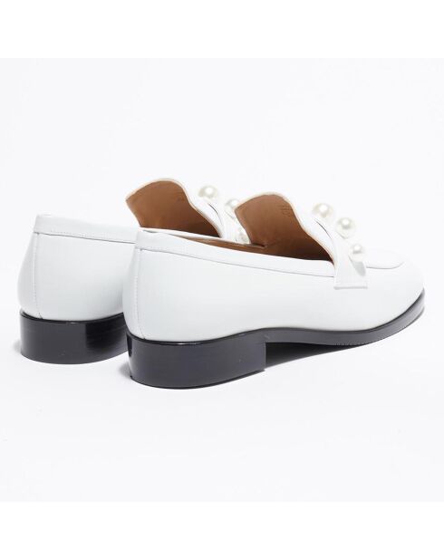 Mocassins en Cuir Goldie Loafer blancs