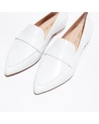 Mocassins en Cuir Clovie blancs