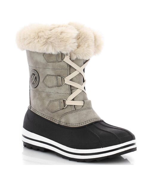 Bottes fourrées Elisa grises