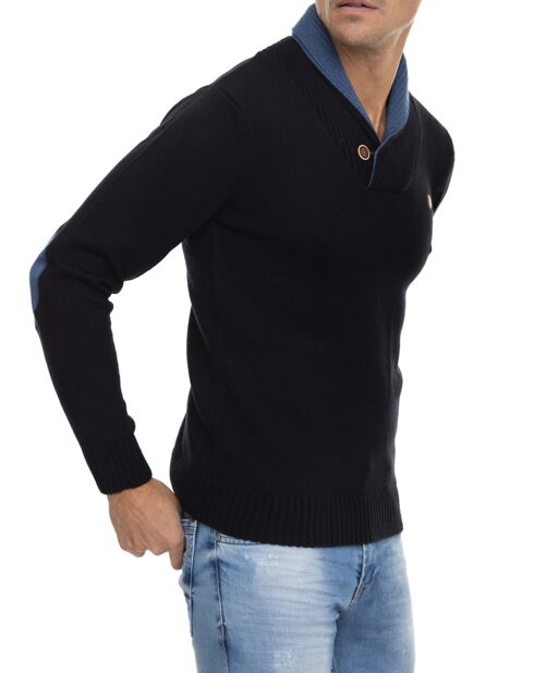 Pull Erasmo bleu marine