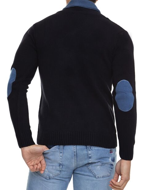 Pull Erasmo bleu marine