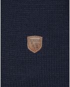 Pull Erasmo bleu marine