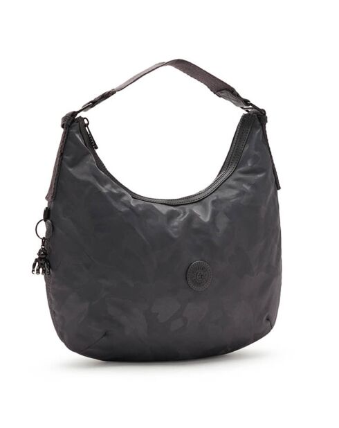 Sac porté épaule Galya Imprimé jacquard gris foncé - 30x35x12 cm