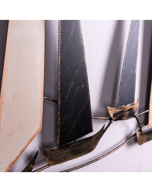 Décoration murale multicolore - 117x52 cm