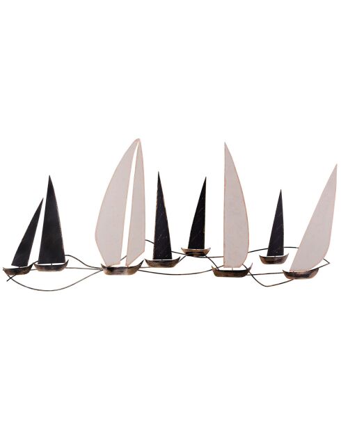 Décoration murale multicolore - 117x52 cm