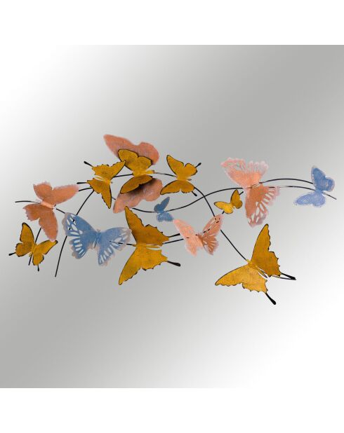 Décoration murale multicolore - 105x57 cm