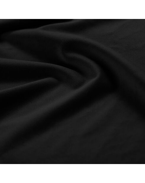 Canapé d'angle droit velours convertible avec coffre de rangement deneb 5 places noir - 315x212x87 cm