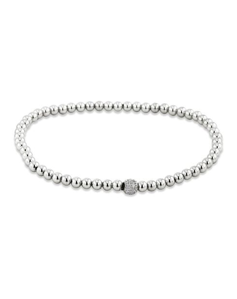Bracelet en Argent rhodié & Zircone