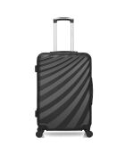 Valigia Danube Long Stay 4 ruote singole 75 cm nera